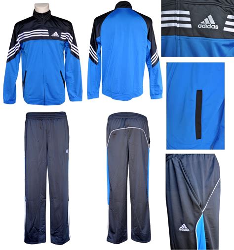 adidas trainingsanzug herren grau blau|Adidas baumwolle joggeranzüge.